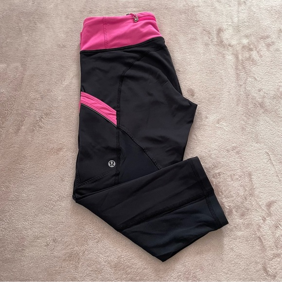 Lululemon crop leggings size 6 - Picture 3 of 11